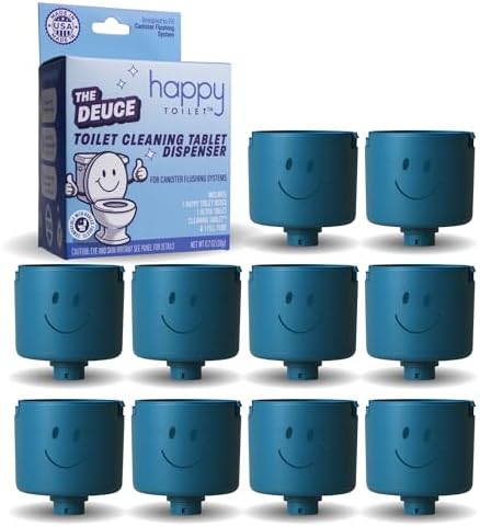 Happy Toilet Cleaner Automatic Toilet Bowl Cleaner Toilet Tablet Holder, 10 by HappyToiletCleaner