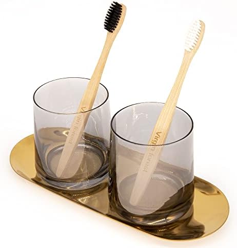 Virgin Forest Bamboo Toothbrushes 8pk, Soft BPA Free Adults Kids - Image 7