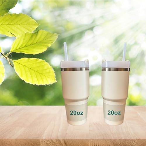 Dakoufish Replacement Straw for Stanley Cup 20oz 14oz Tumbler,Reusable Straws Compatible with 20oz 14oz Stanley Cup Accessories,Dishwasher Safe-10 Straws With 1 Brush (8.5 Inch) - Image 4