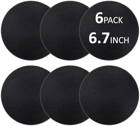 6 Pack Compost Bin Filters 6.7 Inch, Charcoal Filters for Countertop Bin by Unknown