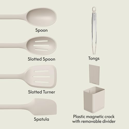 bella 6 Piece Modular Tool Set, Non-Toxic Silcone, Non-Toxic Silicone, Oatmilk - Image 2