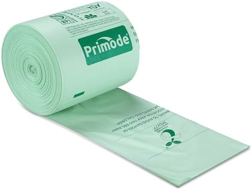 Compostable Bags, 8 Gallon (30L) Food Scraps Yard Waste Bags, Extra Thick 0.85 Mil. ASTM D6400 Compost Bags Small Kitchen Trash Bags, Certified by BPI & TÜV AUSTRIA (50 Count) - Image 3