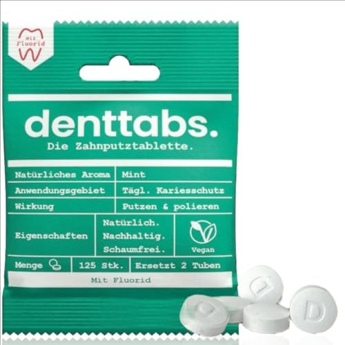 Denttabs tablets for teeth cleaning 125 pc. by denttabs