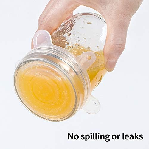 Webake Silicone Stretch Lids 10 Pack for Regular and Wide Mouth Mason Jar, Reusable Silicone Stretch Lids(Stretched to 3.5 inch), Sealed Durable Food Storage Covers Suit for Jar, Cans, Pot - Image 3