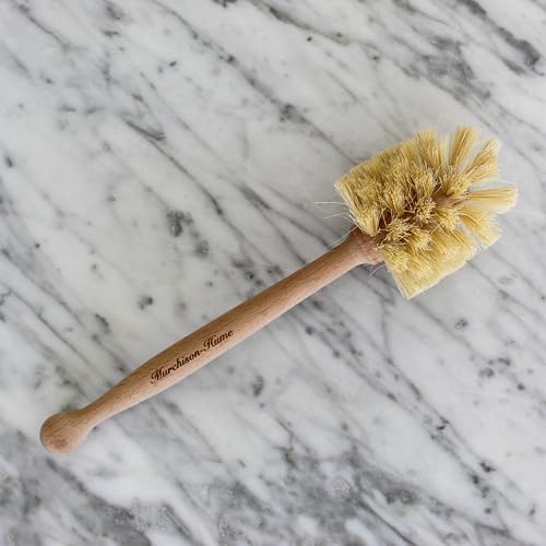 Murchison-Hume Natural Bottle Brush - Eco-Friendly & Biodegradable Bottle Brush with Beechwood Handle and Sisal Bristles, Bamboo Dish Brush for Baby Bottles, Glassware, and More - Image 5