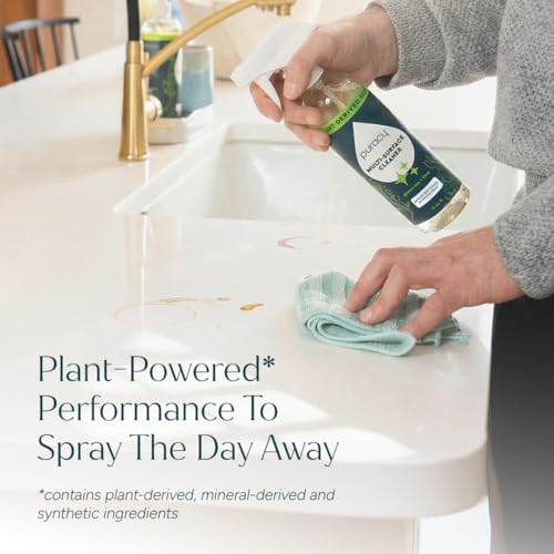 Puracy All Purpose Cleaner Spray – Plant-Powered Multi-Surface Cleaner - Cleaning Spray Solution As Seen on TikTok (Green Tea & Lime, 16 fl oz, 1 Pack) - Image 2