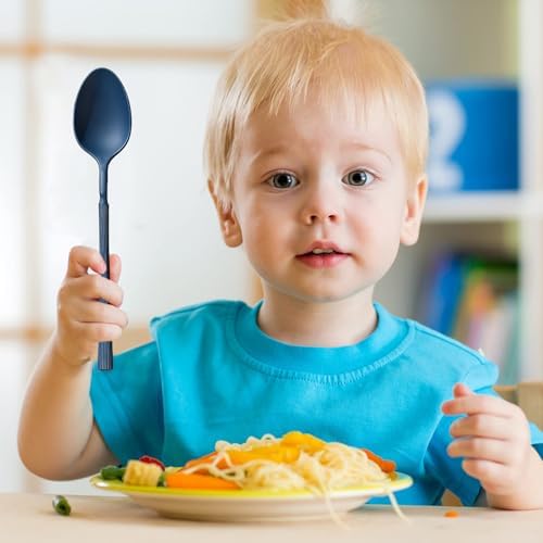 Reusable Travel Utensils with Case, Wheat Straw Fork Spoon Knife Chopsticks - Image 5