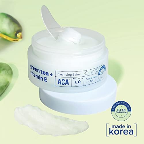 AOA STUDIO Green Tea & Vitamin E Cleansing Balm, Waterproof Makeup Remover, Oil Based Makeup Remover, K beauty Skin Care, Soothing and Brightening for All Skin Types, 3.38 Fl Oz, 100 ml - Image 2
