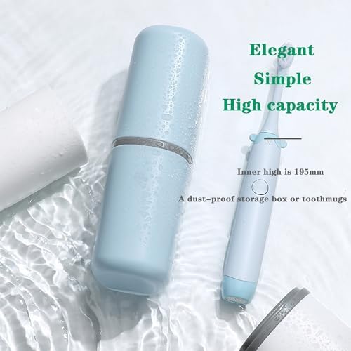 Toothbrush Travel Case, Multifunctional Dustproof Toothbrush Cover, Portable Toothbrush Holder,Suitable for Business Camping Travel or Daily Use(Blue) - Image 5