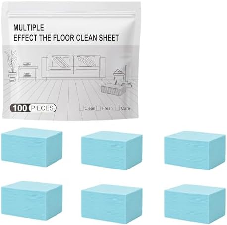 Multiple Effect The Floor Clean, FloorClean Tablets Multi Effect Floor Cleaner, 100 Piece Floor Cleaning Tablets Multi-surface Cleaner for Hardwood Laminate Tile Walls, Multi-surface Floors. (6PCS) by Unknown