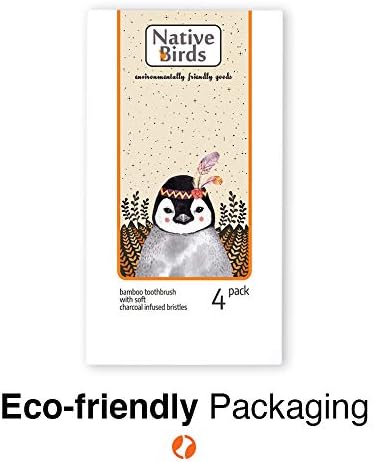 Bamboo Toothbrush with Soft Charcoal Infused Bristles - Image 5