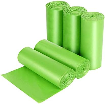 Compostable Trash Bags, 2.6 Gallon Small Disposable Compost Bags 150 Count Garbage Bags Made from PSM Starch-Based for Kitchen Bathroom Bedroom Office Trash Can - Image 2