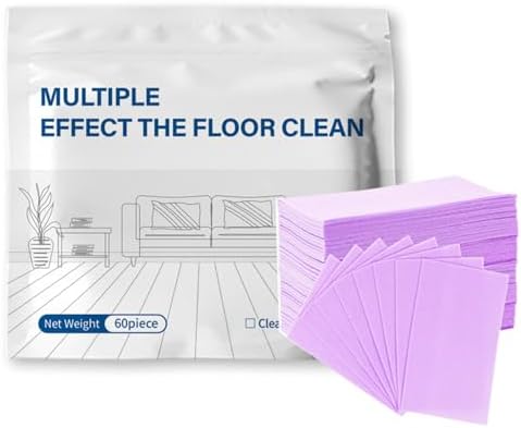 Floor Cleaning Tablets Multi-Surface Cleaner, Dissolvable Mopping Tablets For Deep Cleaning, Stain Removal & Streak-Free Finish For Home Kitchen, Bathroom, Tile, Wood And Laminate Floors (Purple, 300) by Unknown