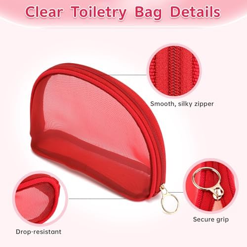 9-Pack Travel Bottles Set, Leak-Proof Refillable Containers with Clear Zipper Bag for Toiletries, Skincare, Shampoo, Lotion TSA Approved Mini Makeup Cosmetic Organizer Pouchfor Women Travel Essentials - Image 3
