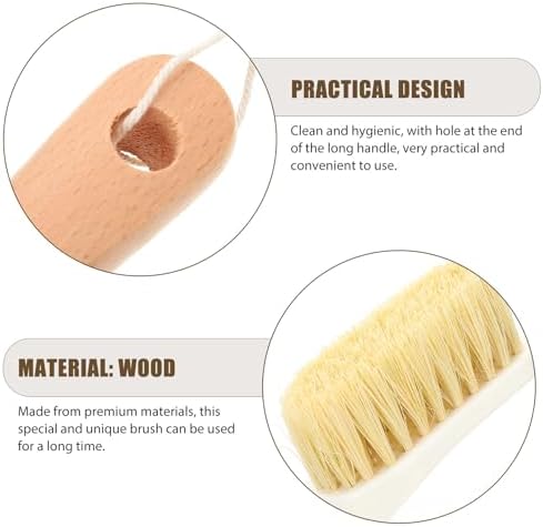 Multi-use Wood Dish Brush Set 2pcs with Sisal Bristles and Wooden Handles, Kitchen Cleaning Scrubbers for Pots, Pans, and Household Surfaces - Image 6