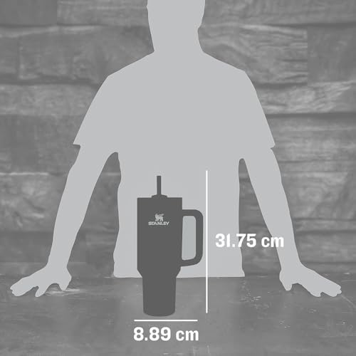 STANLEY Quencher H2.0 Flow State Tumbler, 40 oz, Black Glow - Image 4