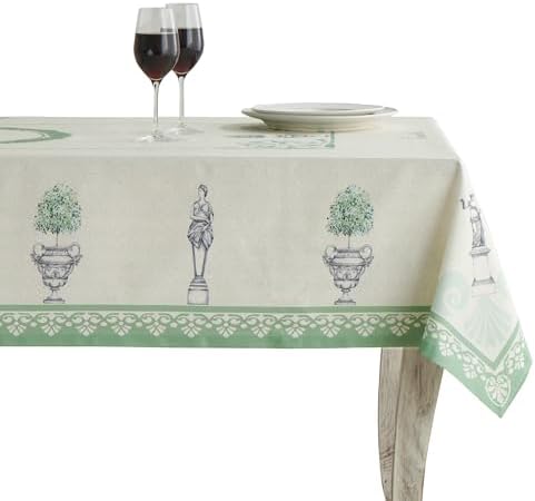 Maison d' Hermine Table Cloth Rectangle Table Reusable 100% Cotton 54"x72" by MaisondHermine