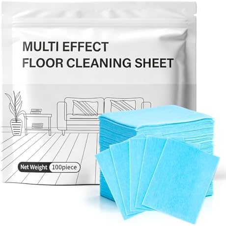 Multi-Surface Multiple Effect Floor Cleaner Tablets, Concentrated Multiple Effect The Floor Clean Formula for Hardwood, Tile, Laminate and More, Dissolvable Cleaning Pods (100 Pcs) by Unknown