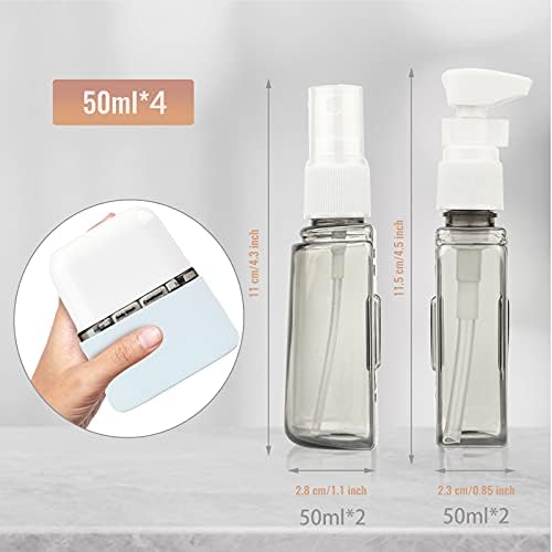 Bpluma Travel Bottles, Leak Proof Containers For Toiletries TSA Approved Airplane Accessories Kits For Liquid With Labels - Image 2
