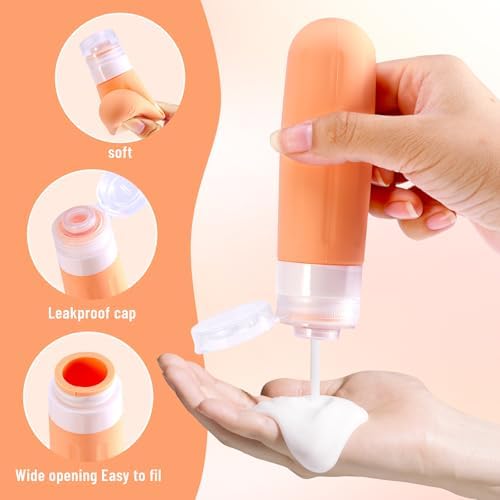 Travel Bottles for Toiletries 18Pack Containers Travel Size Toiletries - Image 4