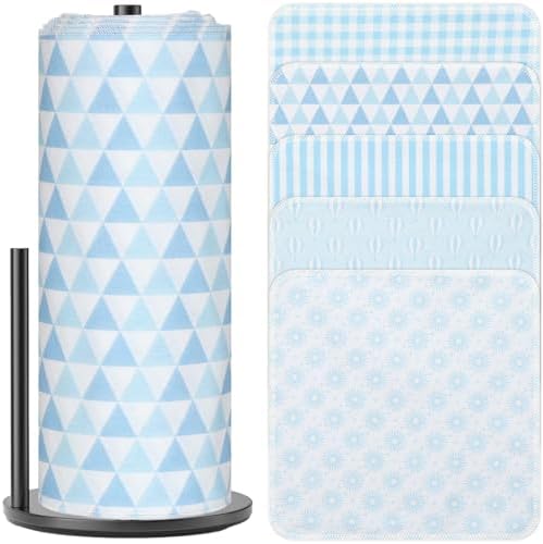 25 Pack Reusable Tissue Paperless Towel Roll Washable Cotton for Kitchen Towels Zero Waste Products Replacement Tissue (RT-A) by ROGITU