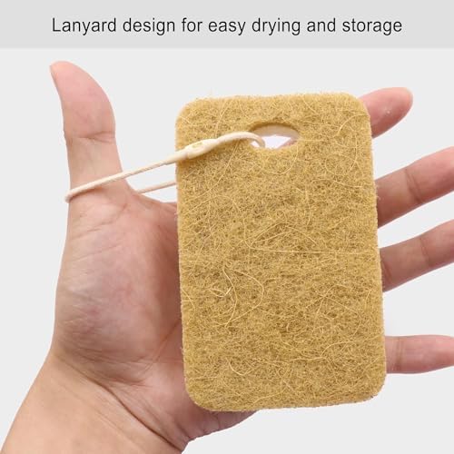 Natural Sponge Sponges Individually Wrapped Non Scratch (Pack of 50-Yellow) - Image 5
