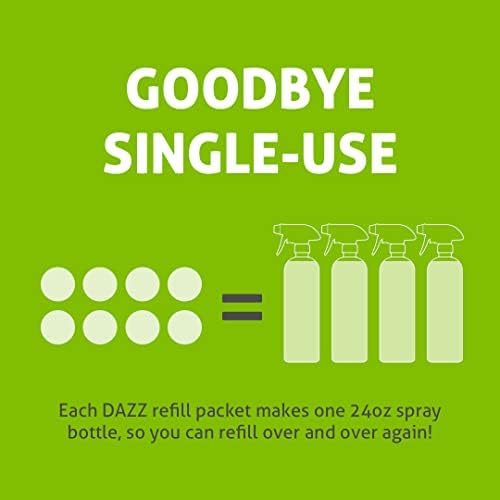 DAZZ Natural Cleaning Tablets - All Purpose Cleaner Refill Pack - Makes (4) 32oz Bottles - Just Add Water - Image 4