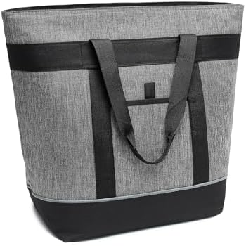 Insulated Cooler Bag Reusable Grocery Tote Bags Transport Large Lunch Box for Women by TIIOCTI