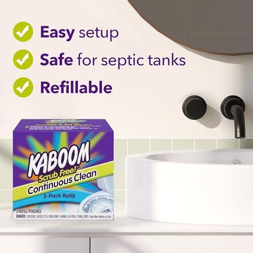 Kaboom Scrub Free! Continuous Clean with OxiClean, 3-Pack Refill - Image 4