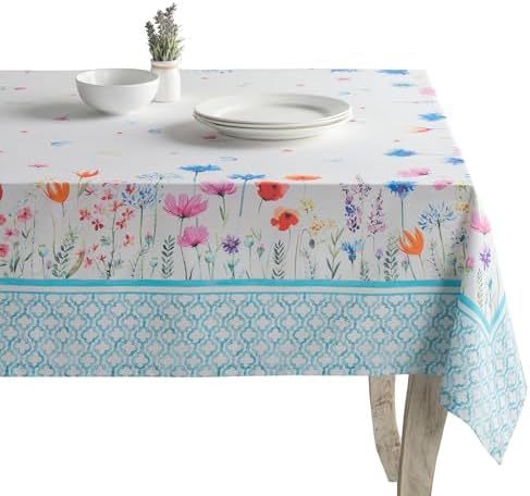 Maison d' Hermine Table Cloth Rectangle Table Reusable 100% Cotton 60"x120" by MaisondHermine