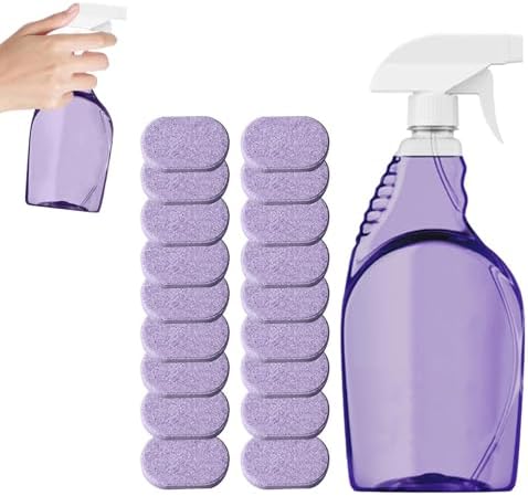 Splash Spray Cleaner Bottle with 18PCS Cleaning Tablets, Multi Purpose Kitchen Cleaner Spray for Oven Kitchen Bathroom - Image 4