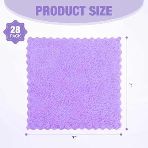 28 Pack Makeup Remover Cloths, Super Soft Premium Facial Cleansing Towels - Image 2