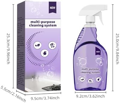 Clean Spray Cleaner for Ovens, Spray Oven Cleaner, Multi-Surface Cleaners with Concentrated Cleaning Tablets, Multi Purpose Cleaning for Ovens, for Kitchen,Bathroom (1 Bottle+12 Pcs) - Image 7