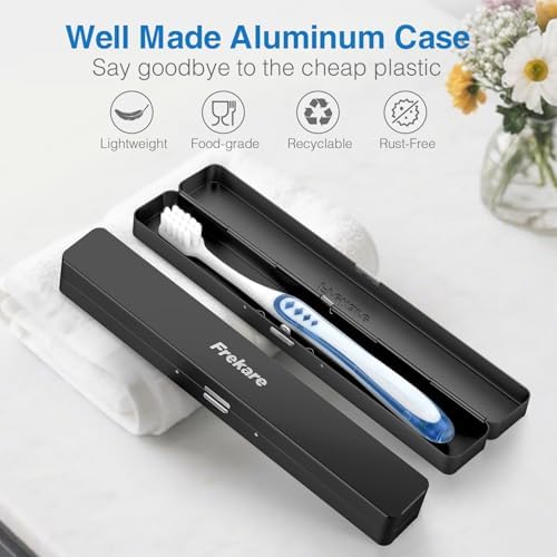 Toothbrush Travel Case Aluminum, Manual Tooth Brush Holder for Traveling - Image 2