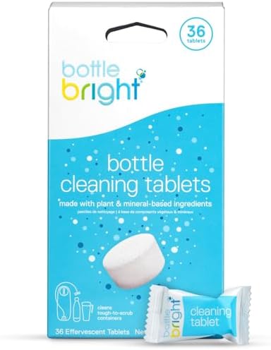 Bottle Bright Water Bottle Cleaning Tablets (12, 36, or 78 Count) by BOTTLEBRIGHT