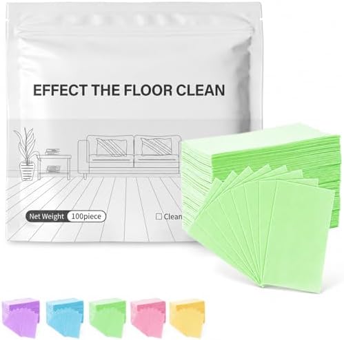 100 Piece Floor Cleaning Tablets, Multi-Surface Cleaner for Mopping, Dissolvable Floor Cleaner Refill for Hardwood Tile Laminate, Household Solution for Daily Home Care (Green, 300Pcs) by Unknown
