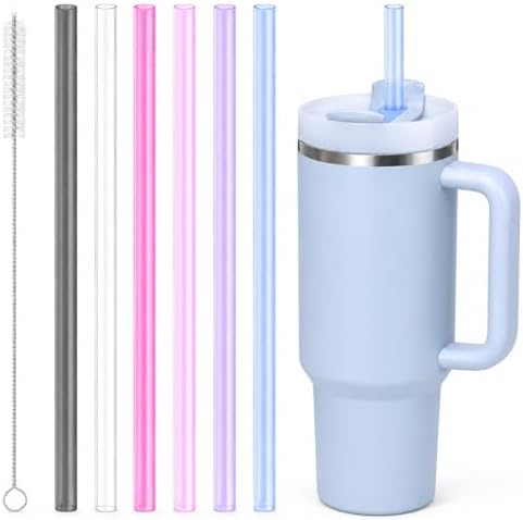 Joshey Replacement Straws for Stanley Quencher 30oz Tumbler, 6 Pack by Joshey