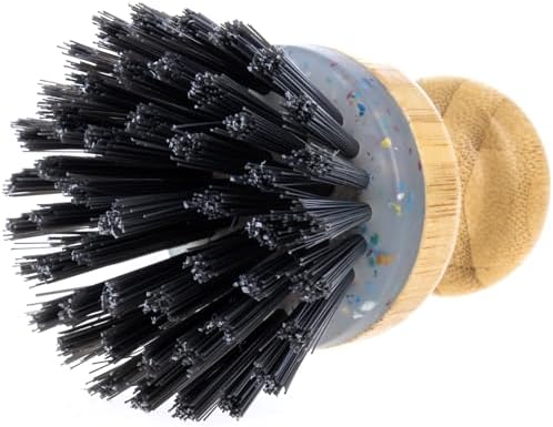 Beille 2pk Dish Brush with Bamboo Palm Handle and Heavy Duty Bristles Kitchen Essentials - Image 4