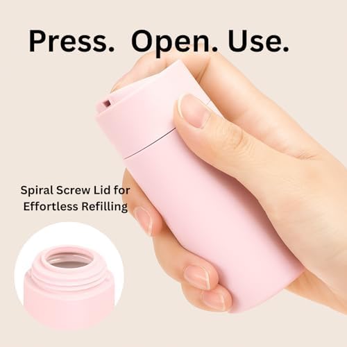 5pcs Travel Cream Dispenser Bottles Set Travel Bottles Toiletry Containers Set, TSA Approved, Travel Essentials - Image 5