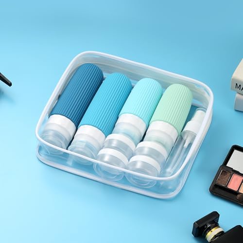 Mrsdry 16 Pack Travel Bottles Set, TSA Approved Leak Proof Silicone Squeezable Containers for Toiletries, Refillable Travel Accessories for Conditioner, Shampoo, Lotion & Body Wash Accessories - Image 7