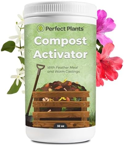 Perfect Plants Compost Activator, 32 oz, Organic Starter Accelerator Powder by PerfectPlantsNursery