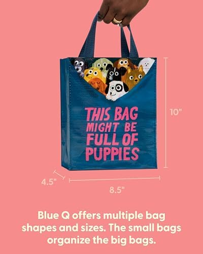 Blue Q Handy Tote Bag - Funny Reycled & Reusable Tote Bag - Image 3