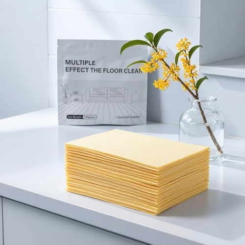 Floor Cleaning Tablets, Multi-Surface Cleaner for Ceramic Tiles, Wood, and Marble Floors, with Fragrance Retention, 100 Count (100pcs, Yellow) - Image 6