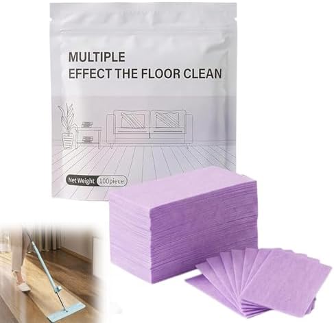 100 Piece Floor Cleaning Tablets, 2026 Upgraded Multiple Effect the Floor Clean, Floors Cleaning Tablets for Mopping, Concentrated Cleaner for Hardwood, Tile, Laminate & More (Lavender) by LURINI