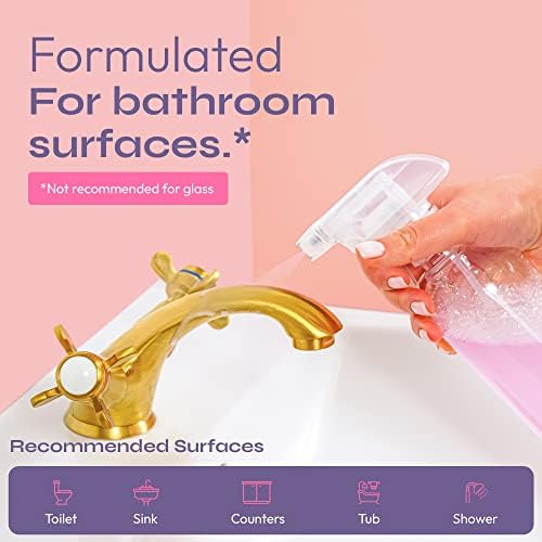 FOMIN Bathroom Cleaner Refill Tablets (12 Pack) - Magnolia Grapefruit - Image 3