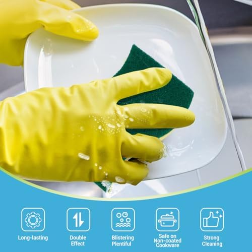 AIDEA Sponges Kitchen-24Count, Heavy-Duty Scrub Sponges, Sponges for Dishes - Image 2