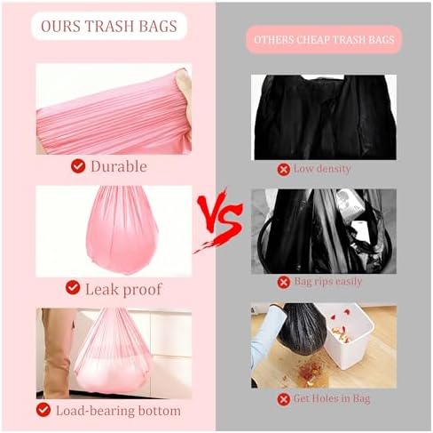 4 Gallon Small Trash Bags - Strong Leak-Resistant - 120 Count Color - Image 6