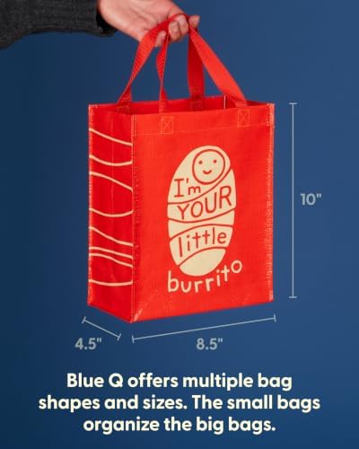 Blue Q Handy Tote Bag - Funny Reycled & Reusable Tote Bag - Image 3