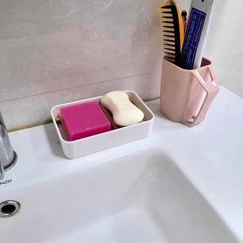 Soap Dish, Bathroom Self-Draining Soap Dish Holder for Shower - Image 4