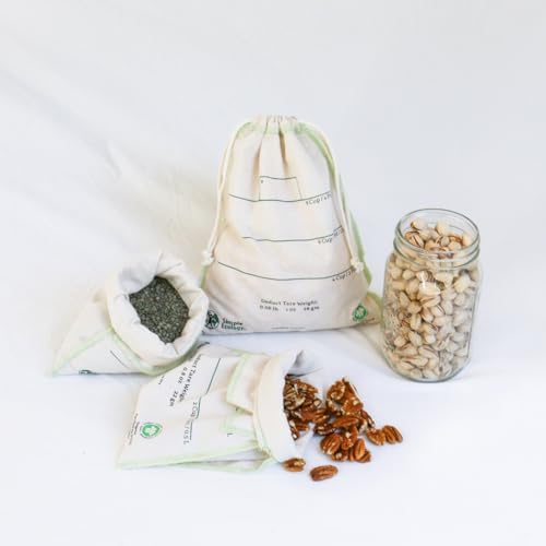 Simple Ecology Organic Cotton Reusable Bulk Bin Bags - Medium 3 Pack - Image 3